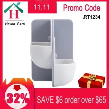 

1PCS Storage Rack Wall Hanging Hook Self-adhesive Folding Socket Kitchen Sppliance Power Cord Plug Strong Non-marking Paste Hook