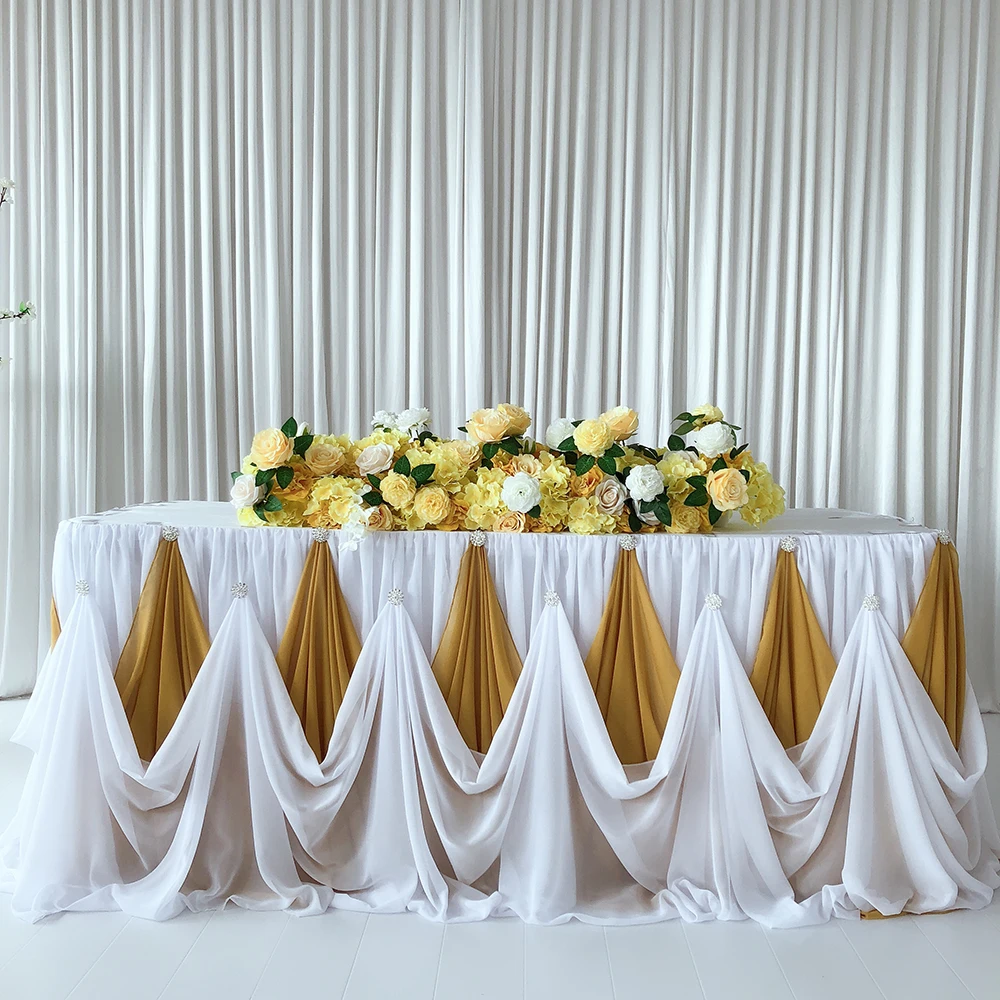 Conjunto de servilletas de gasa para decoración de boda conjunto de servilletas de gasa de 20 pulgadas x 33 pies 