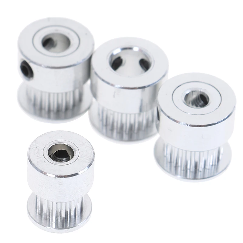 

2pcs GT2 Timing Pulley 16 20 Tooth Wheel Bore 5mm 8mm Aluminum Gear Teeth Width 6mm Parts For Reprap 3D Printers Part