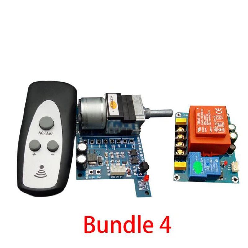 Bundle 4 HiFi инфракрасные наушники с дистанционным управлением микрофоном Регулировочная доска APLS усилитель баланса преампер потенциометр двигателя регулирует громкость T0996 - Цвет: Bundle 4