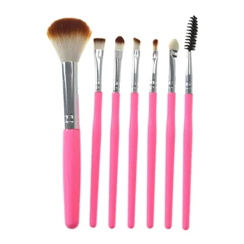 

Meinaiqi 7-Pack Plastic Makeup Brush Set Eyeshadow Makeup Makeup Brush
