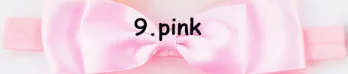9 Factory direct children's hair band Princess double red bow hair rope baby headband full moon - Color: 9