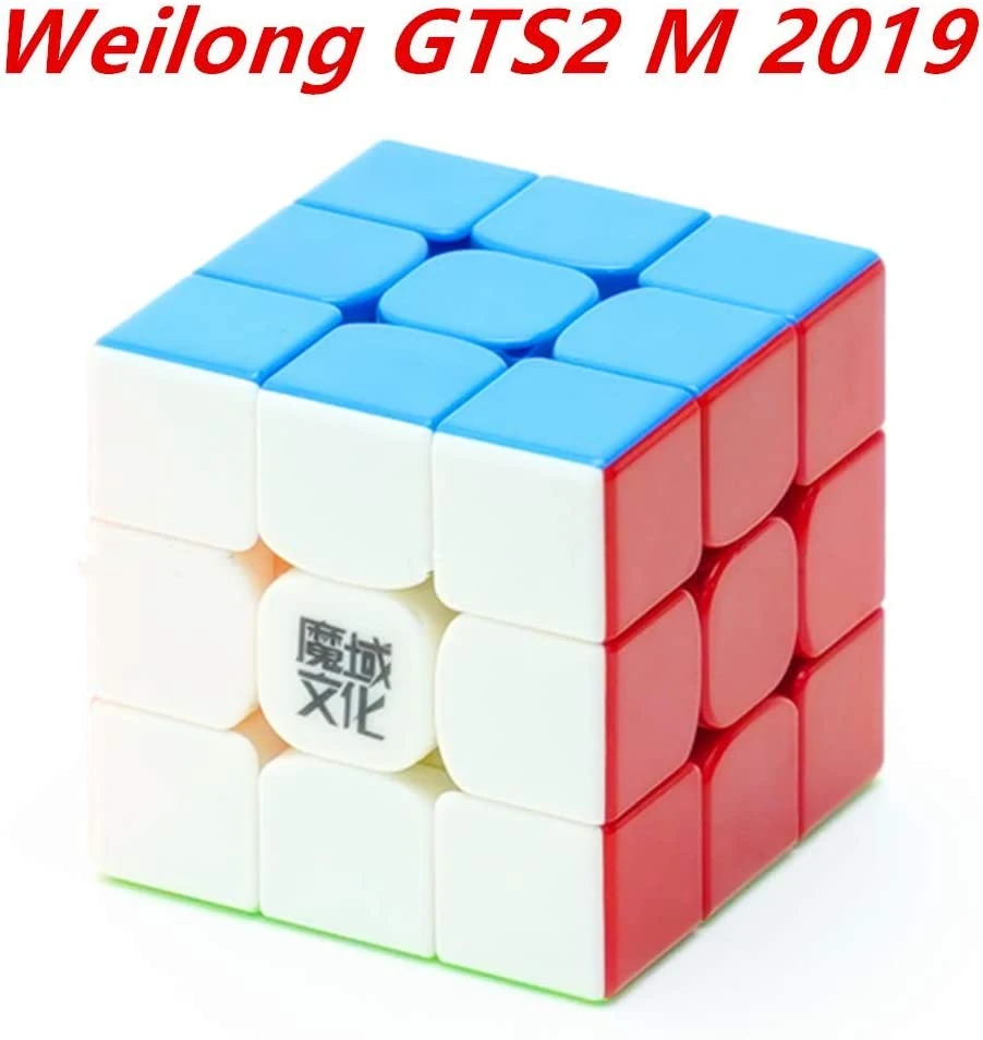 CuberSpeed MoYu WeiLong GTS2 M stickerless 3x3 Magic cube magnetic MoYu WeiLong