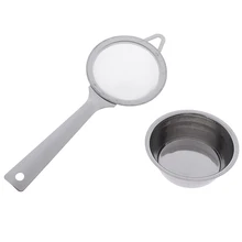 2 шт./компл. сетки Чай Infuser металлическая чашка фильтр с отрывными листами фильтр с ручкой, Лидер продаж