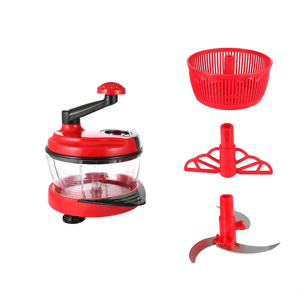  Manual Food Cutting Machine Vegetable Household Meat Grinder Chopper Cutter Mandoline Mixer Slicer  - 4000367508720