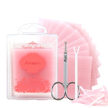 

572pcs Double Sides Eyelid Stickers Magic Stretch Fiber adhesive medical Eye Tape Strips for Natural-looking Creased Eyelid