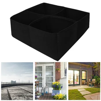 

Square Planting Bed Container Tomato Potato Carrot Reusable Breathable