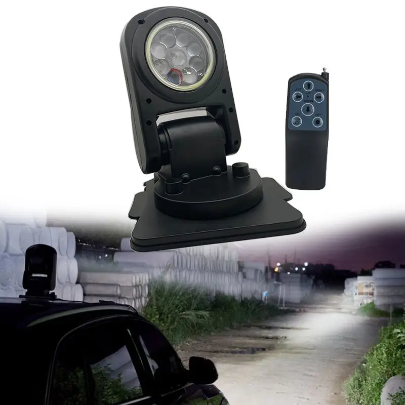 12V 24V 45W 6000Kn Searchlight with Wireless Remote Control Searching Light for Off Road ATV SUV