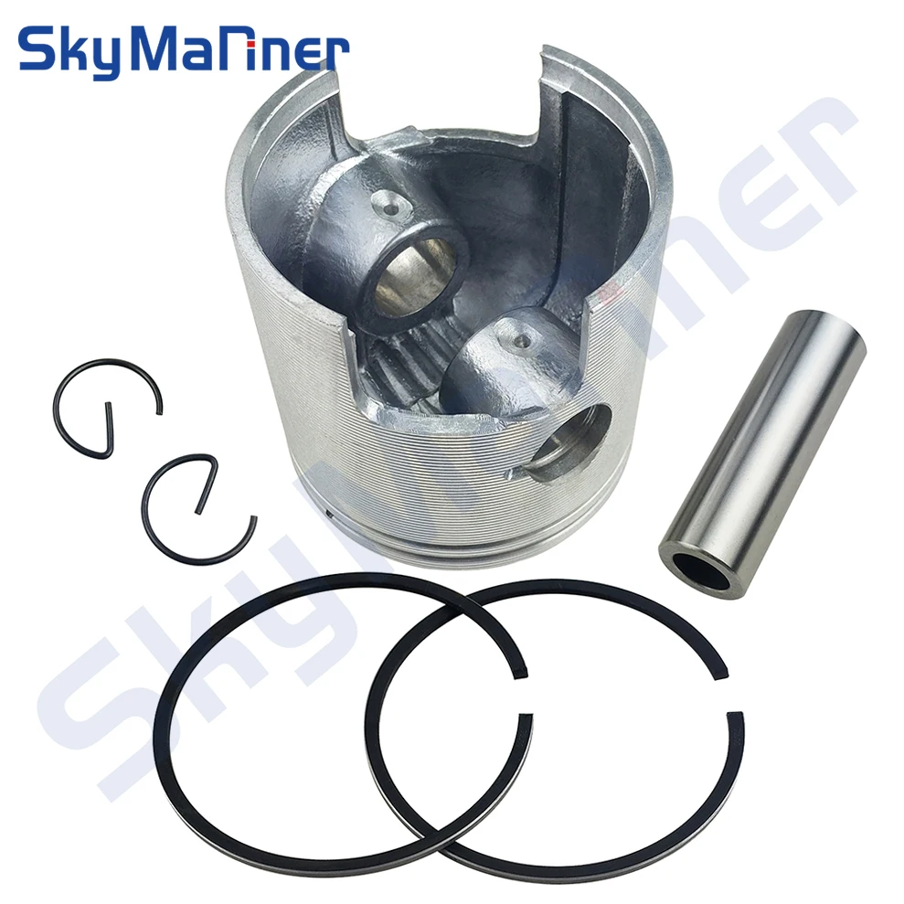 

12110-94400 Piston Kit Std With Rings Replace for Suzuki Outboard Engine 40HP DT40 DT40C 79MM 12110-94400-000 boat engine parts