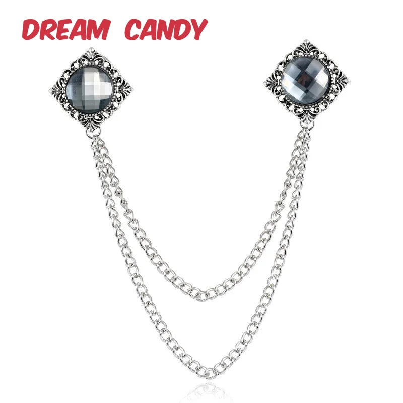 Винтажная цепочка из сплава с геометрическим рисунком Dream Candy броши на воротник