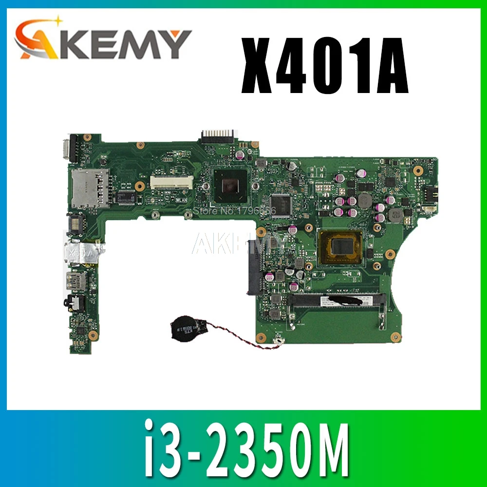 X401A для ASUS X301A X501A материнская плата оригинальная новая i3 2350M rev3.0 100%