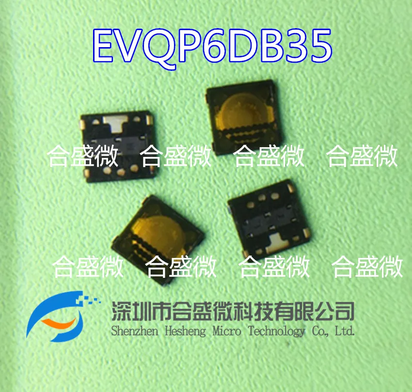 40PCS Imported EVQP6DB35 SMD 4-pin 4.1*4.1*0.35 sheet switch tact EVQ-P6DB35 4P | Обустройство дома