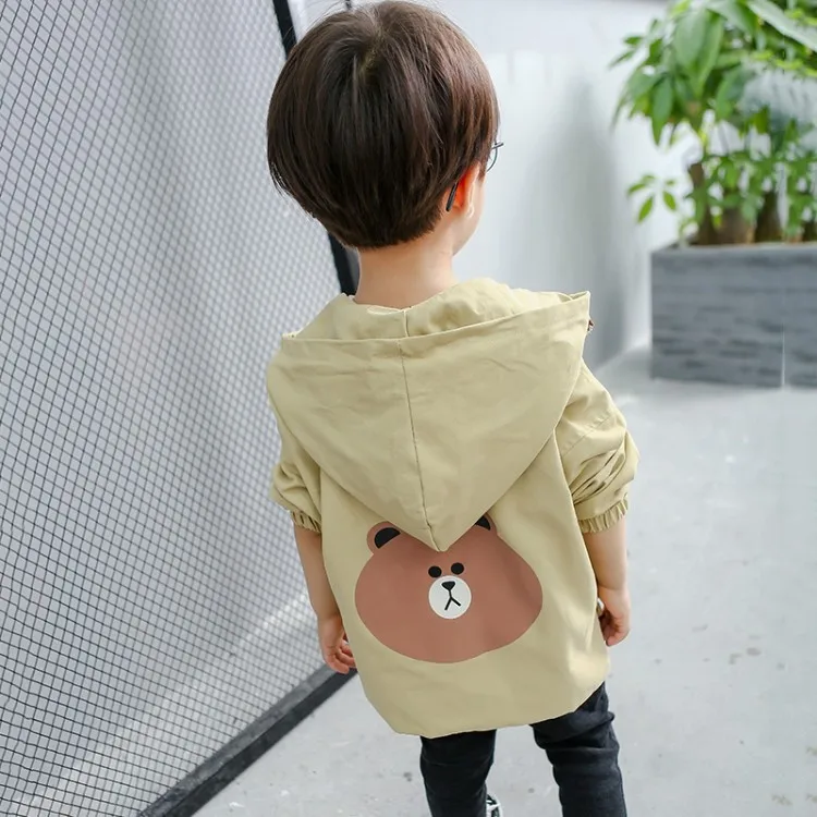 

BOY'S Coat Spring Children Korean-style Spring Clothing Men's Small CHILDREN'S 2018 Spring Trench Coat Baby 1-3-4-5-Year-Old