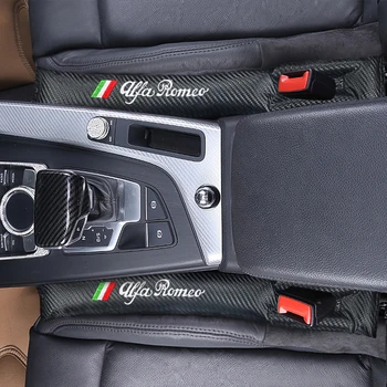 

1/2PCS Seat Gap Filler Soft Pad Padding Spacer For Alfa Romeo 147 156 Giulietta Giulia Mito Stelvio Brera Spider Accessories