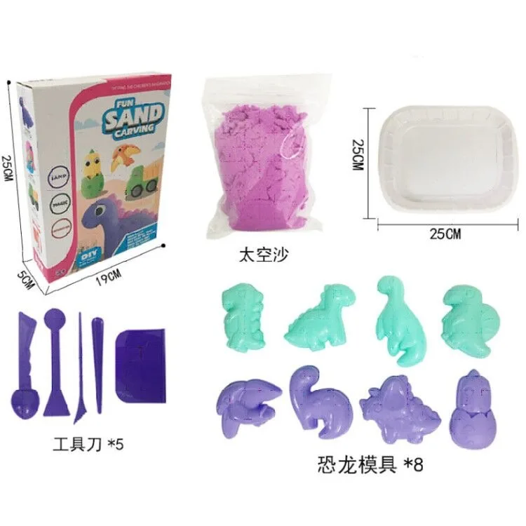 

Space Toy Sand Set Children GIRL'S And BOY'S Rest Assured Color Sand Magic Power Clay Rubber Colored Clay dai mo ju