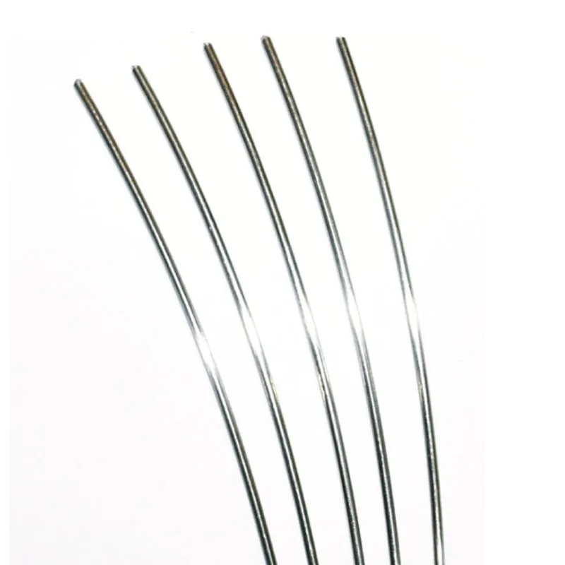 A2/304 Stainless Steel Spring Steel Wire 1/2/3/4/5Meters CS 0.4/0.5/0.6/0.7/0.8/1/1.2/1.3/1.5/1.8/2mm