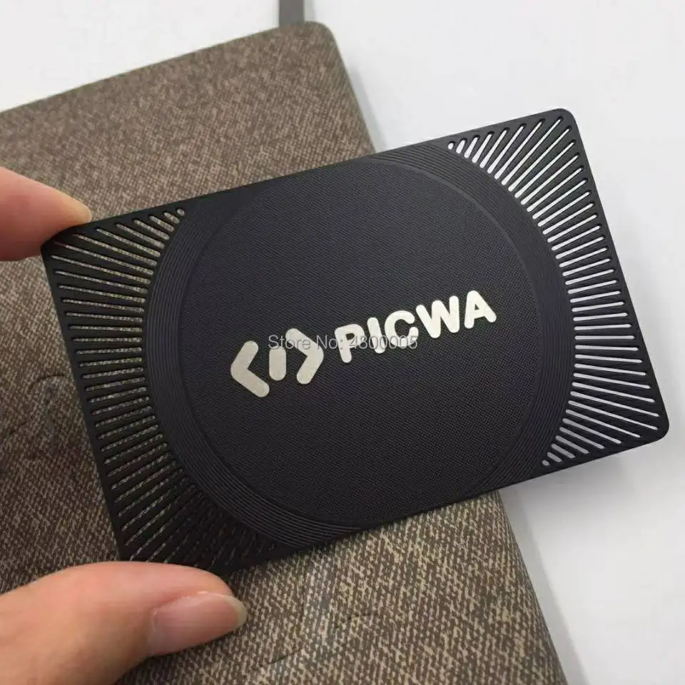 

Programmable Read and Write Passive printed business NFC metal smart Card /13.56MHz nfc chip stainless steel name card