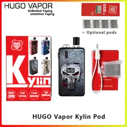 Vape pod HUGO Vapor Kylin Pod Комплект 1000 мАч батарея и 2 мл pod электронная сигарета pod 0.6ohm сетка/1.2ohm обычный Pod vape vs pastio pod