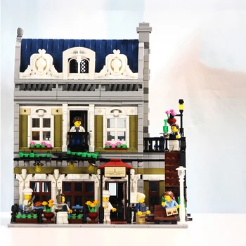 

CREATOR Parisian Restaurant Street Building Blocks Bricks Compatible 10243 Gift Toys for Children birthday Kids 84003