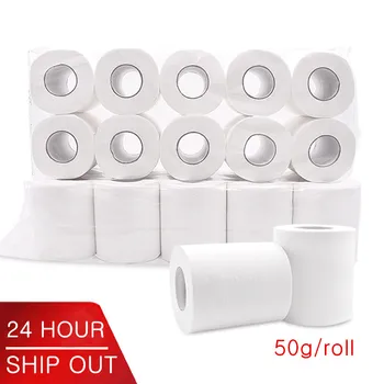 

Toilet Paper 1 Roll 12 Rolls 4 Ply 50g Home Bath Paper Bath Toilet Paper White Toilet Paper Roll Tissue Paper Towels Tissue