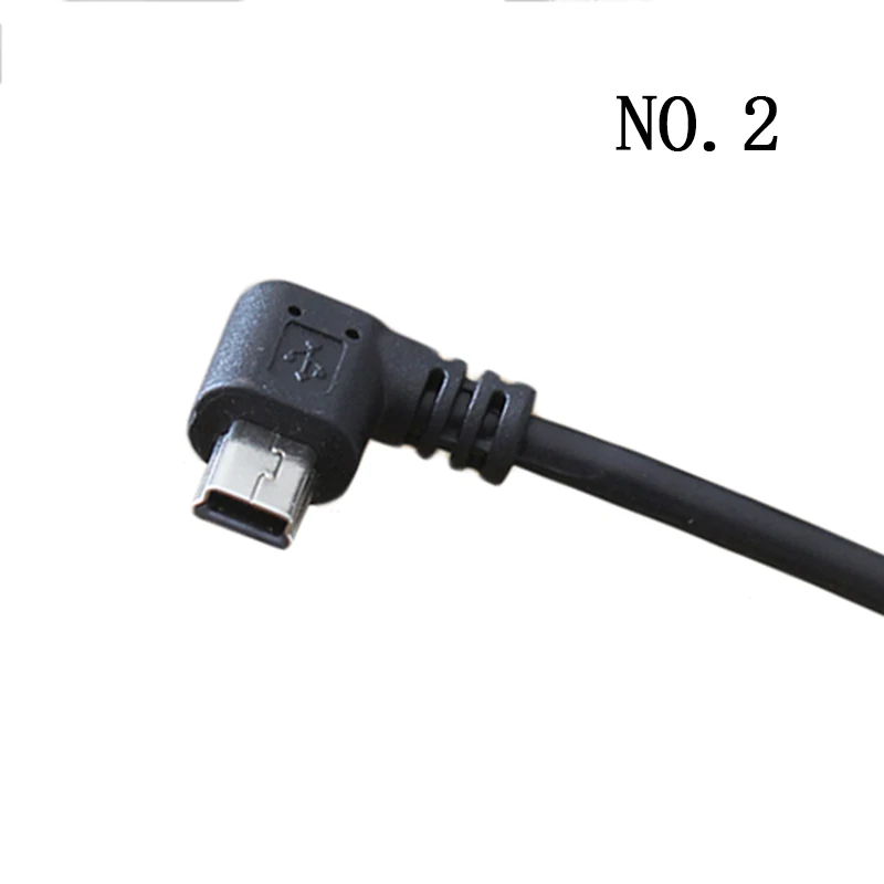 20 см 0,2 м USB 2,0 папа-мини-usb 2,0 папа 90 градусов Угловой кабель мини-usb левый или правый угловой кабель для зарядки данных - Цвет: No.2