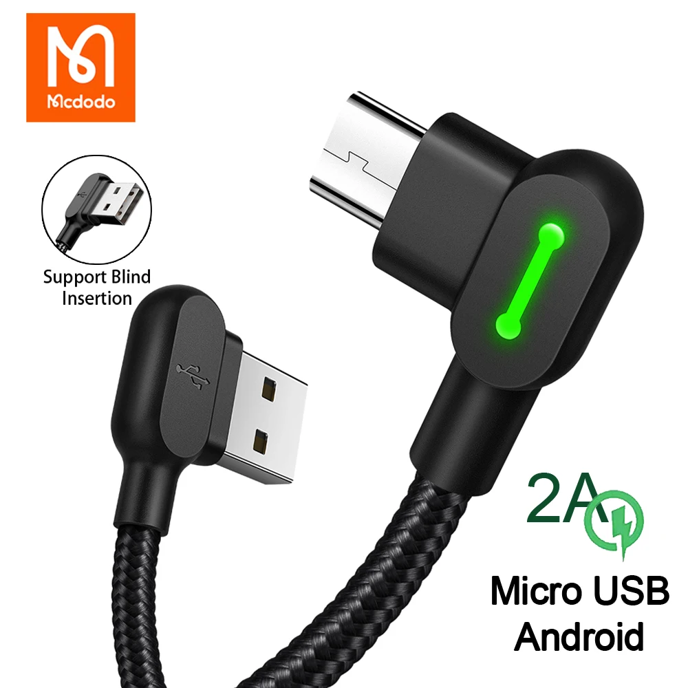 Mcdodo 3A Быстрая зарядка Micro USB кабель QC 3 0 зарядное устройство для передачи данных