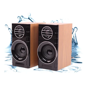 

Wooden 2.0 Multimedia Computer Speaker Suitable For Mobile Home Desktop Computer Audio USB MINI Active Notebook Computer Speaker