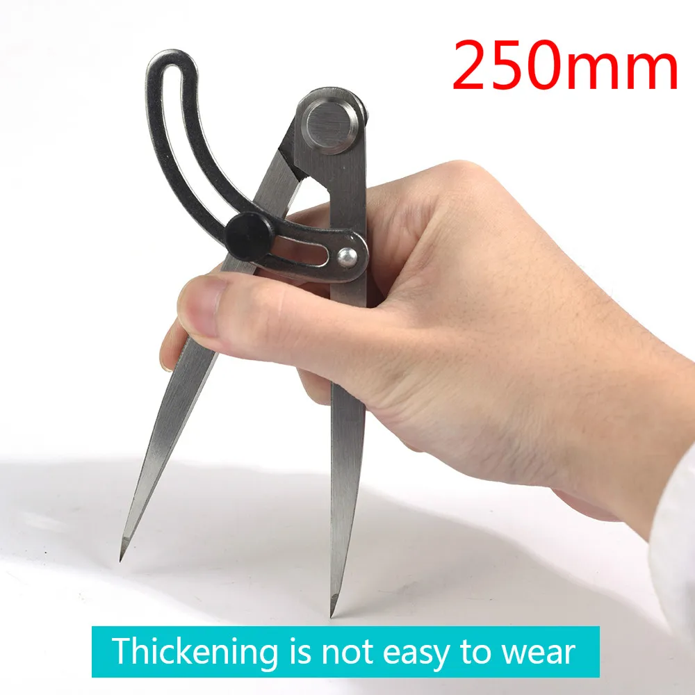 

New Steel Wing Divider Circular Planning Wire Gauge Adjustable Scriber Marking Compass Circle for Craftsman Carpenter Craft Tool