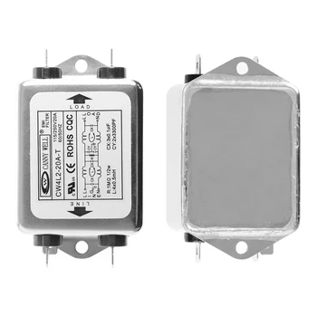 

Power EMI Filter CW4L2-20A-T Monophasic Enhanced AC 220V 50/60 HZ