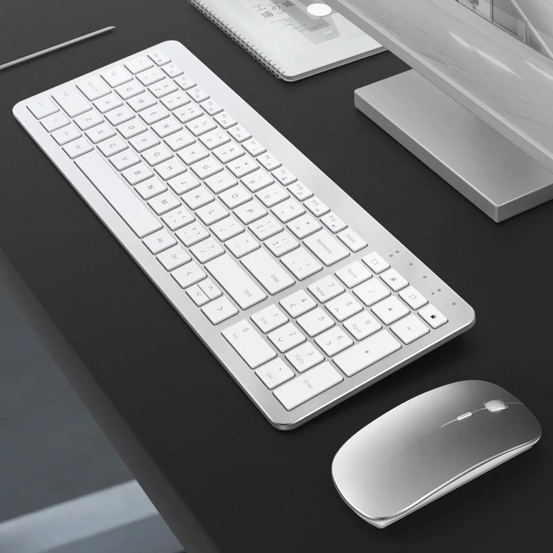 

2.4G Wireless Ultra-slim Keyboard Silent Mouse Multimedia Keyboard Gaming Mouse For Macbook Pro Computer Ergonomic Keyboard Mice