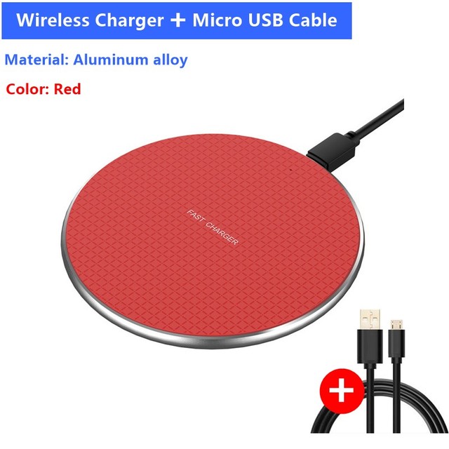 Wireless Charger Pad for Iphone Qi Wireless Charging Stand for Android Phone Car Wireless Charger Auto