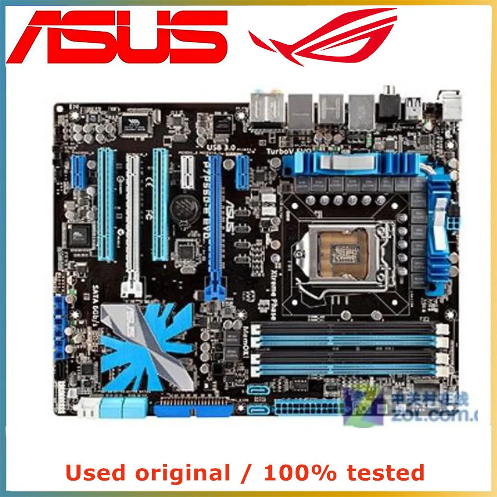 Для процессора Intel P55 LGA 1156 для ASUS P7P55D-E EVO материнская плата компьютерная розетка