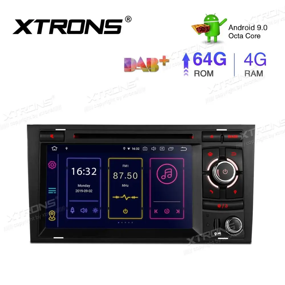 Sale 7" Android 9.0 OS Car DVD Multimedia Navigation GPS Radio for Seat Exeo 2008-2013 with Plug-and-Play Design & 2K Video Support 1