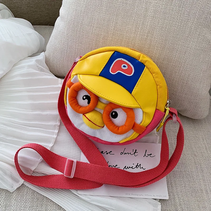 

Korean-style INS Parent And Child Cartoon Bag Women's 2019 New Style Summer Versatile Shoulder Fashion Children Small round Bag
