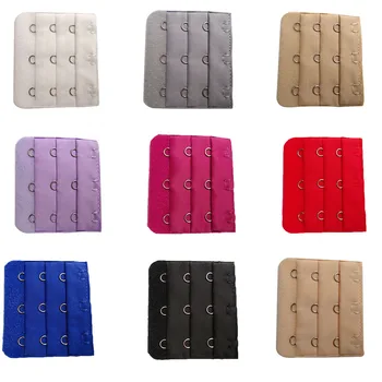 

3 Hooks 3 Rows Hook Bra Extender for Women's Elastic Bra Extension Strap Hook Clip Expander Adjustable Belt Buckle Underwear