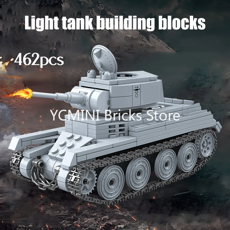 Конструктор Fit Lego 462 шт. Советский Союз стиль милитари бысветильник танк Второй