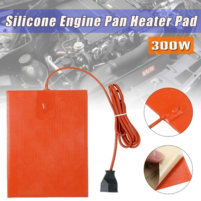 15x20cm Car Engine Oil Pan Sump Tank Heater Pad 300w Silicone Heating Pad Engine  Oil Tank Waterproof With Us/eu Plug 110v/220v - Heater Parts - AliExpress