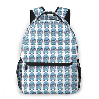 

Cartoon Image Print Annie Lilo & Stitch Stitch Has A Glitch lovely alien baby Stitch Casual Backpack