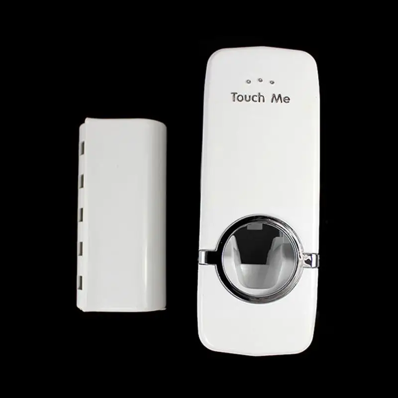 

Bathroom Accessories Set Toothbrush Holder Automatic Toothpaste Dispenser Holder Toothbrush Wall Mount Rack Bathroom Tools Set