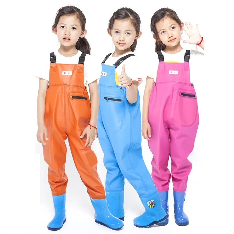 ChildrenWaterproofFishingBootsFishingWaderJumpsuitforFishing