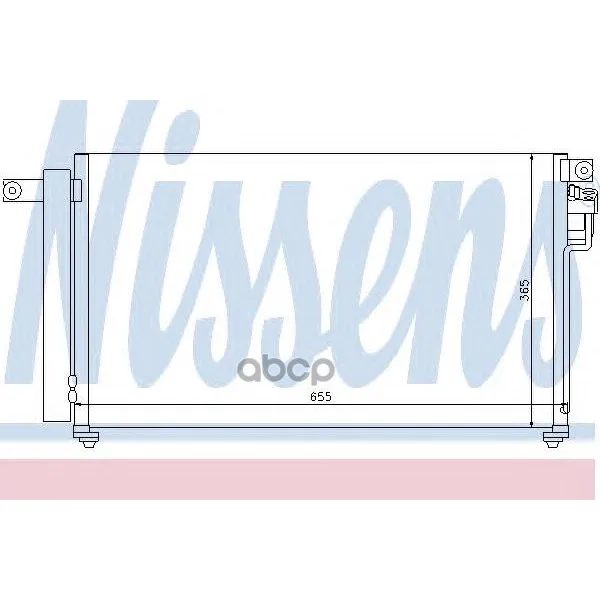 Конденсер Kia Rio 1.4/1.6 05- Nissens 94814 Nissens арт. 94814