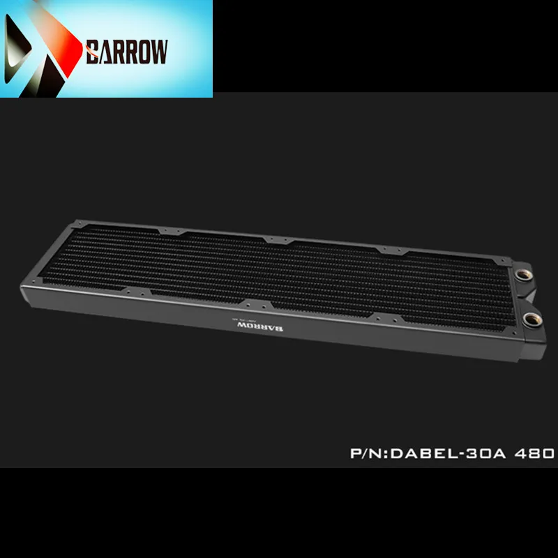 ^*Best Offers Barrow high density single wave copper water cooling row 30MM thick DIY computer radiator Dabel-30a 480, heatsink cooler