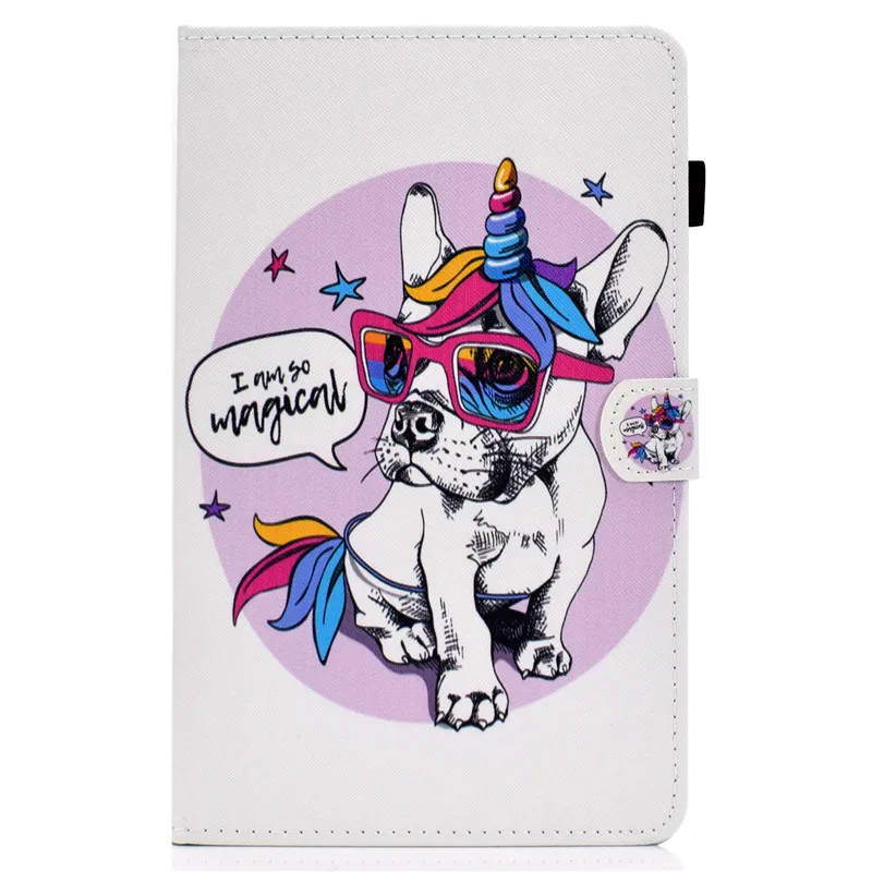 Kawaii Кот Бабочка шаблон для samsung Tab A 10,1 чехол для планшета Funda для Galaxy Tab A 10,1 SM-T510 SM-T515+ ручка