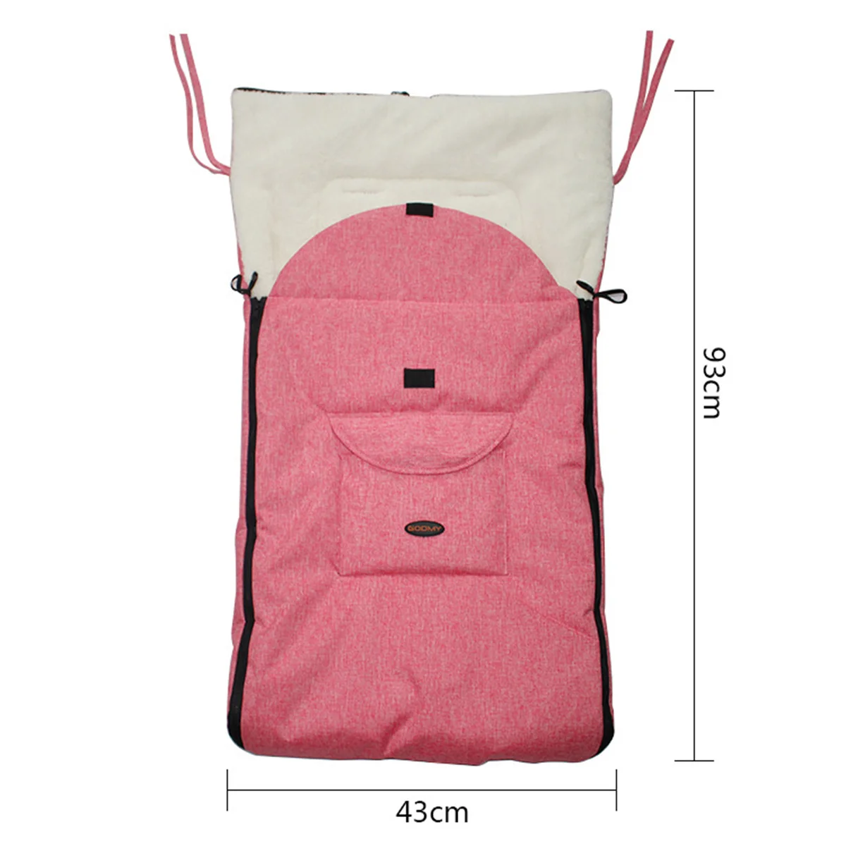 Детская коляска, спальный мешок, конверт для коляски, теплый толстый спальный мешок, универсальная муфта для ног, удобный фартук для коляски