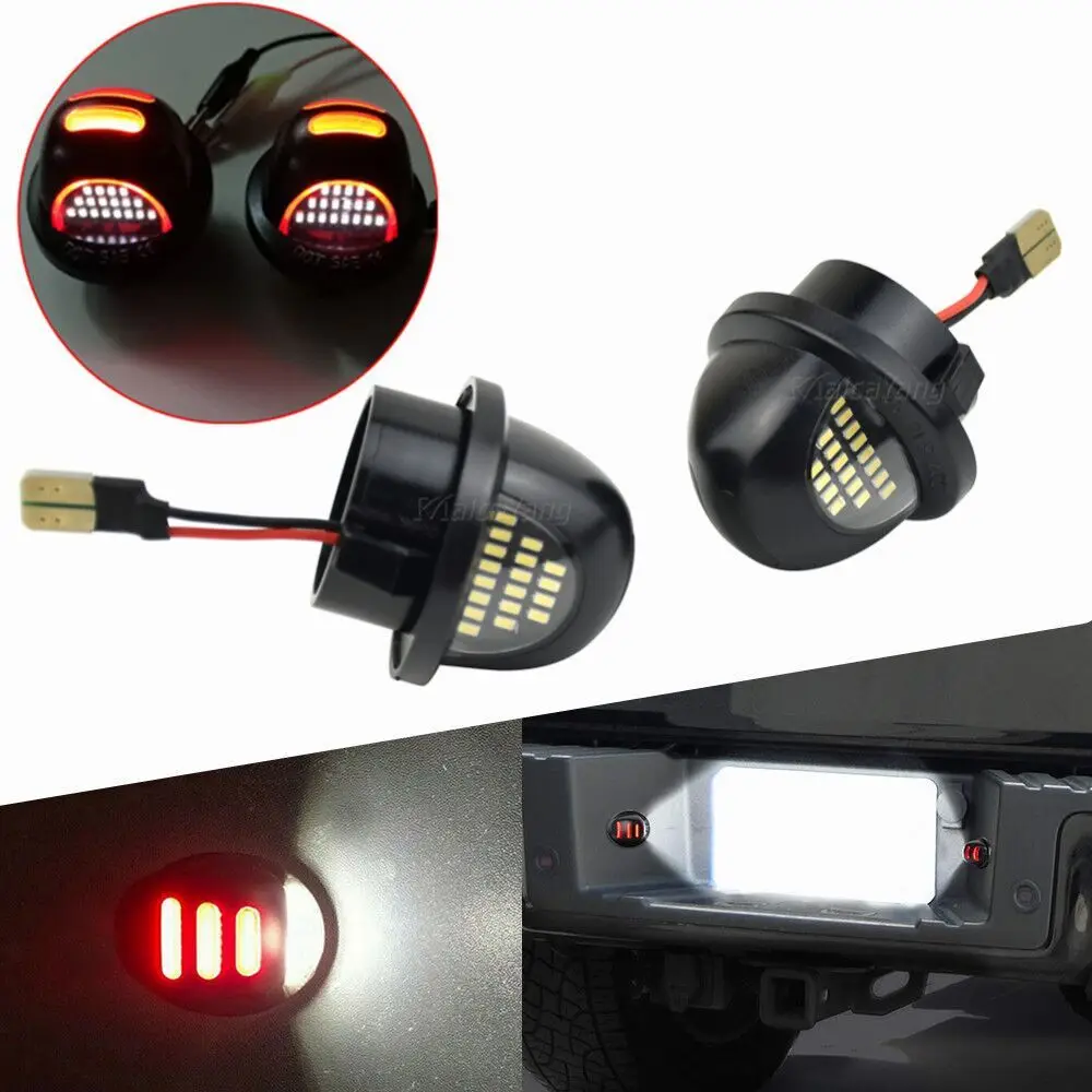 2PCS LED License Plate Light For Lincoln Mark LT Ford F150 F250