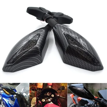 

Universal Motorcycle LED Turn Rear View Side Wing Mirrors Signal Light For Kawasaki ZZR600 ZX6R ZX636R ZX6RR ZX9R ZX10R Z1000 ZX