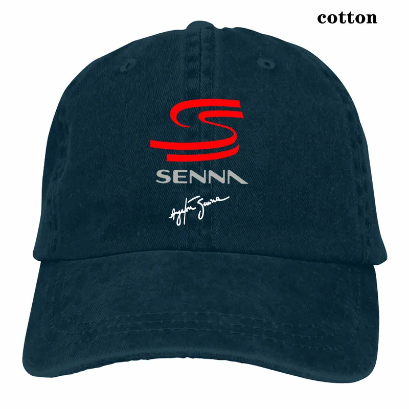 Ayrton Senna бейсбольная кепка для мужчин и женщин, Кепка-Дальнобойщик, модная Регулируемая Кепка - Цвет: 3-Navy