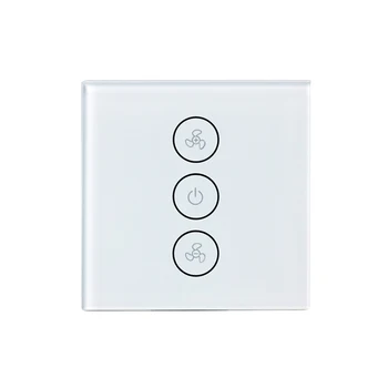 

MEKISS smart fan switch WIFI connection APP remote control compatible with Alexa voice control EU standard AC100-240V switch