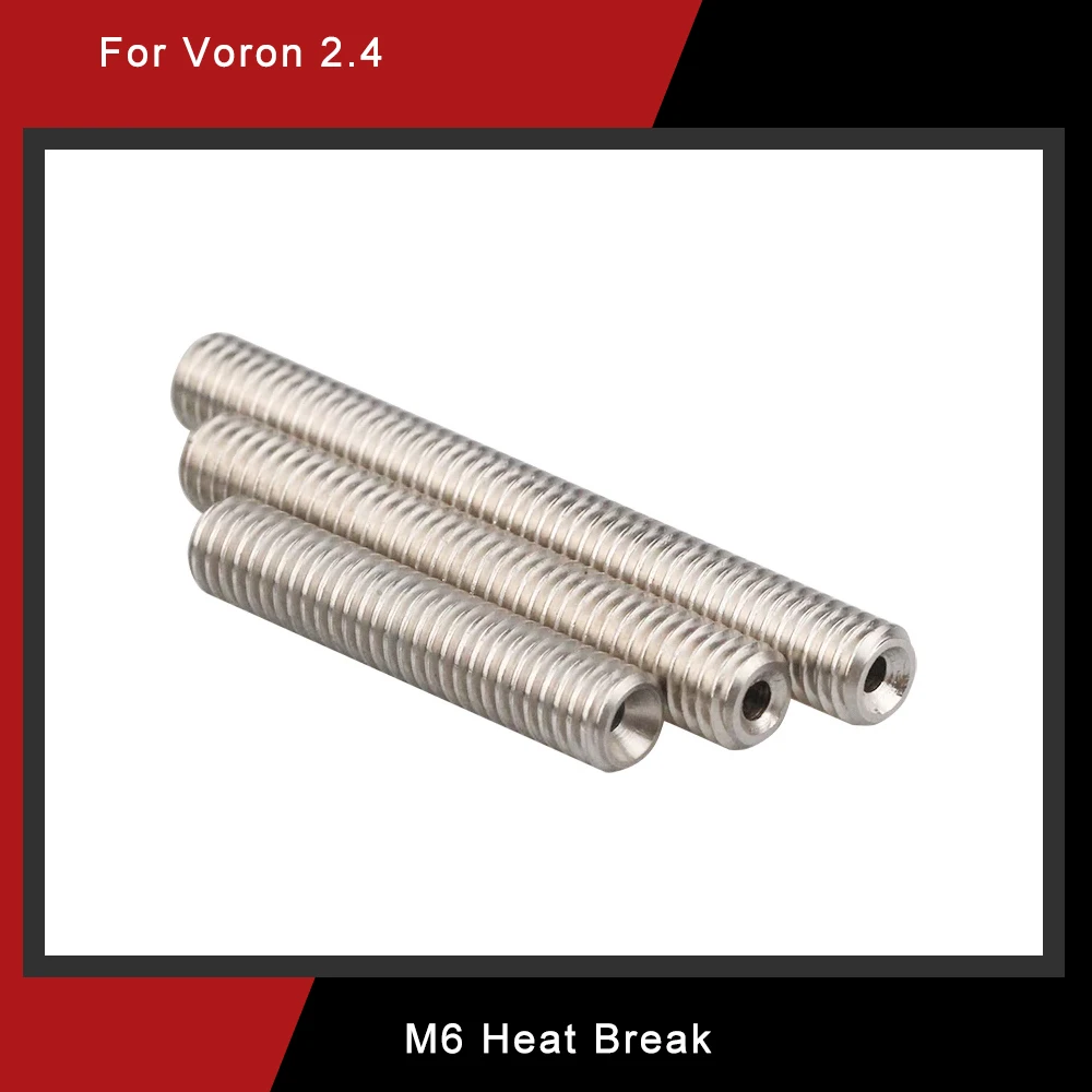

Stainless Steel Throat M6 30/40/50mm Threaded For MK8 MK9 1.75mm Filament 3D Printers Parts PTFE Tube Full Metal Part 4.1