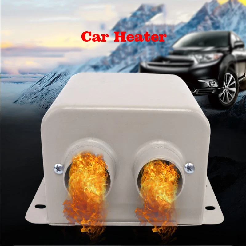 12/24vcar нагреватель вентилятора 800W фары для автомобилей Стекло обогреватель окно в солнечном нагревателе для зимние автоматический воздушный выход 2 теплая внутренняя отделка нагрева сушильного аксессуары - Название цвета: 24V 400W